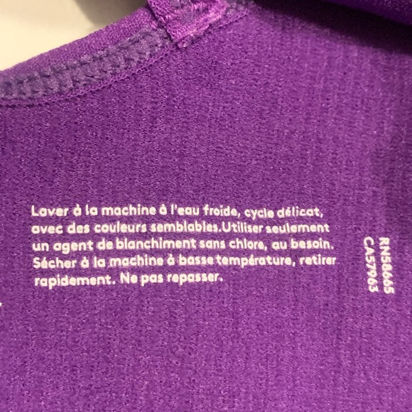 New Abound Nordstrom Rack Bralette Purple Tilandia Size M - Picture 13 of 13